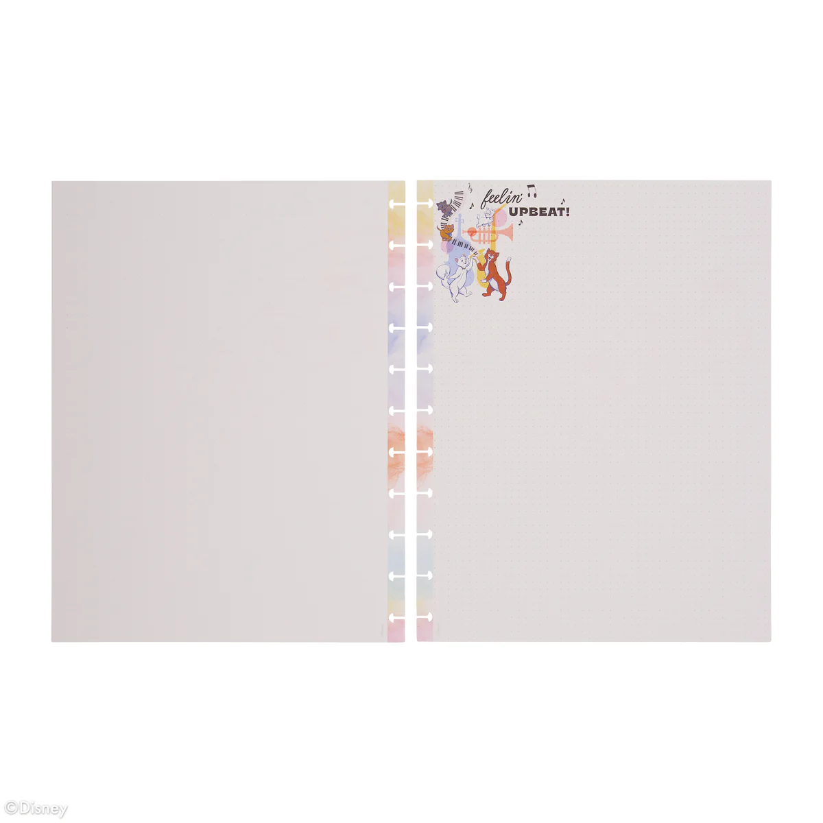 Disney The Aristocats - Dot Grid + Dotted Lined Big Filler Paper - 40 Sheets - Image 3