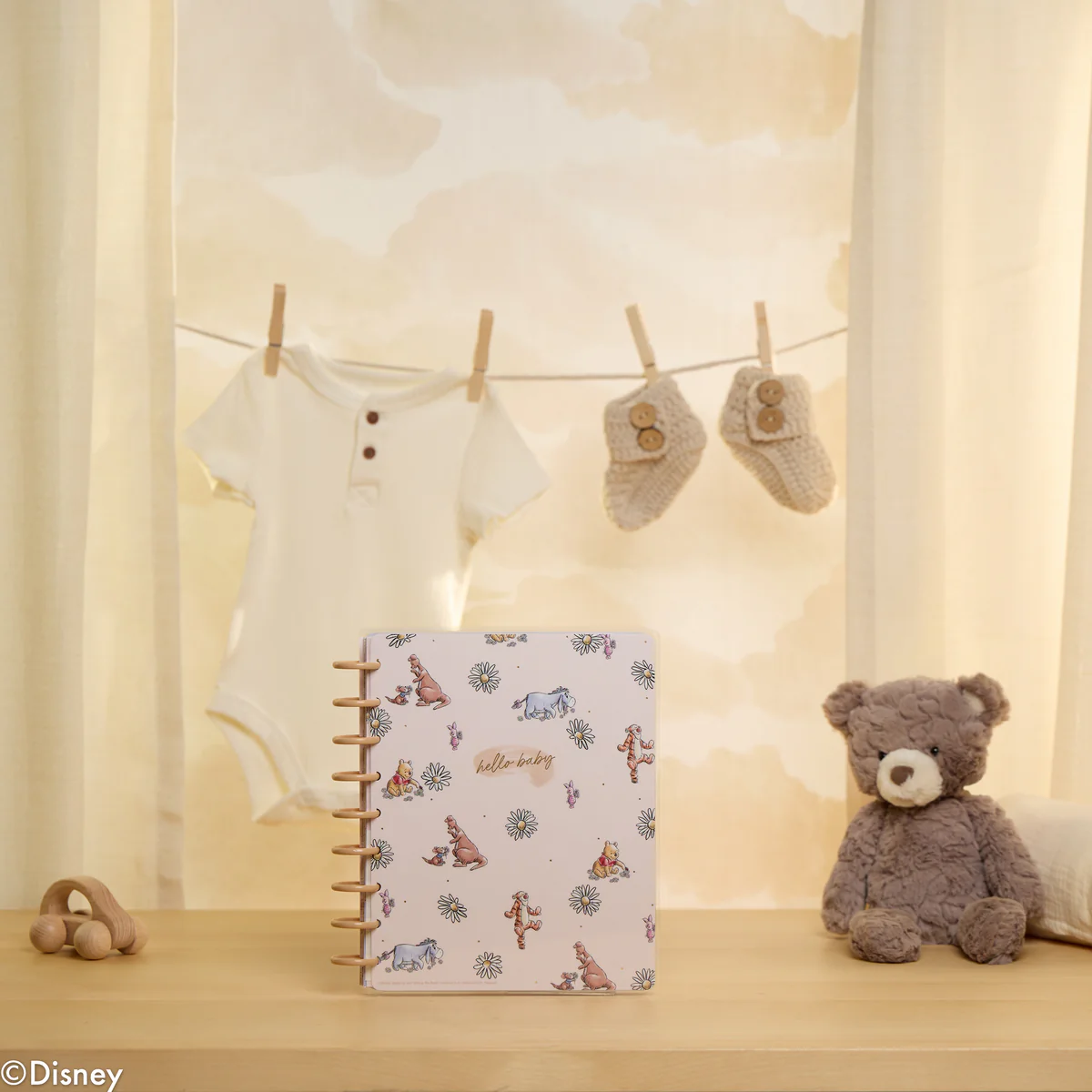 Undated Disney Winnie the Pooh Customizable Baby Planner -  Classic Baby's First Year Layout - 12 Months - Image 20