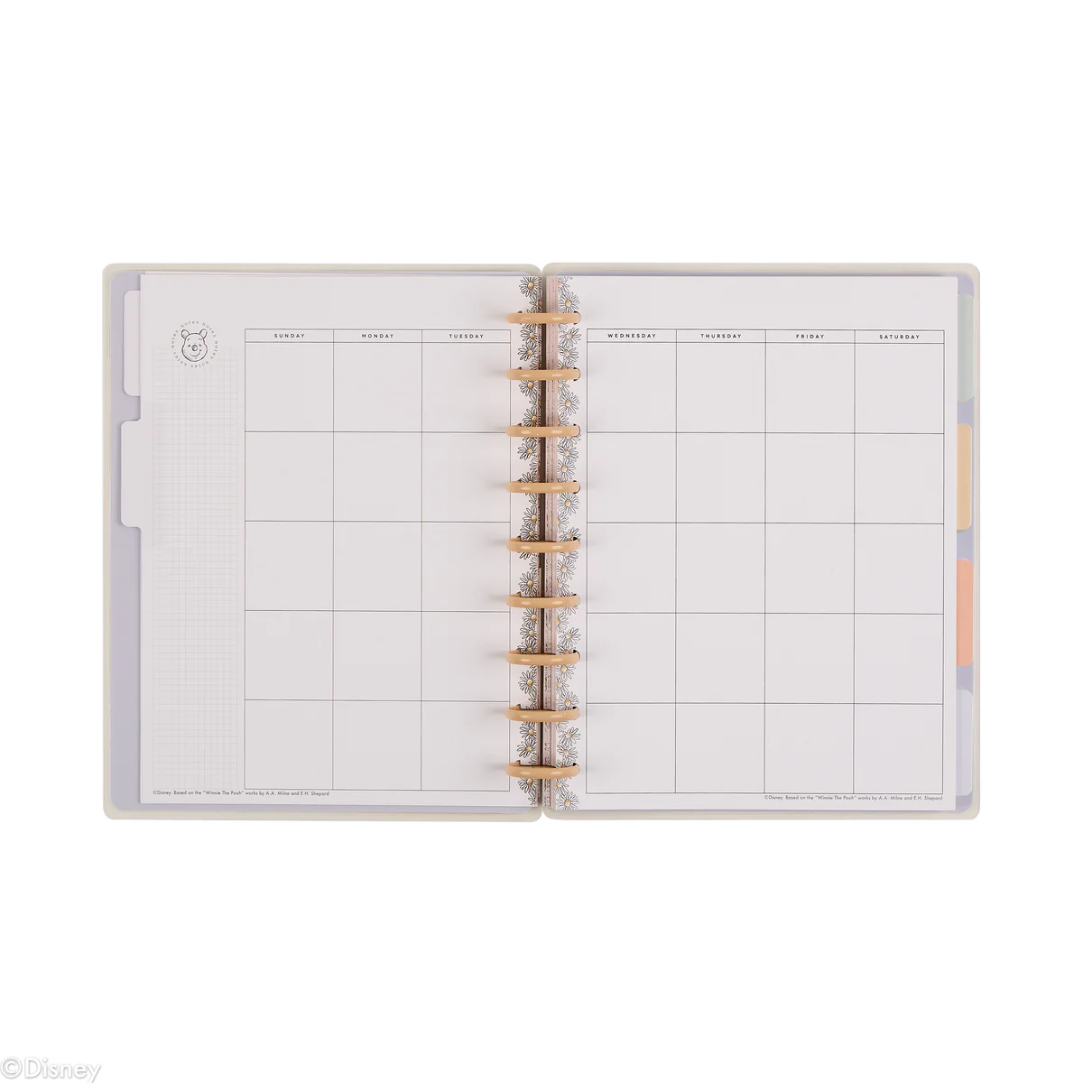 Undated Disney Winnie the Pooh Customizable Baby Planner -  Classic Baby's First Year Layout - 12 Months - Image 37